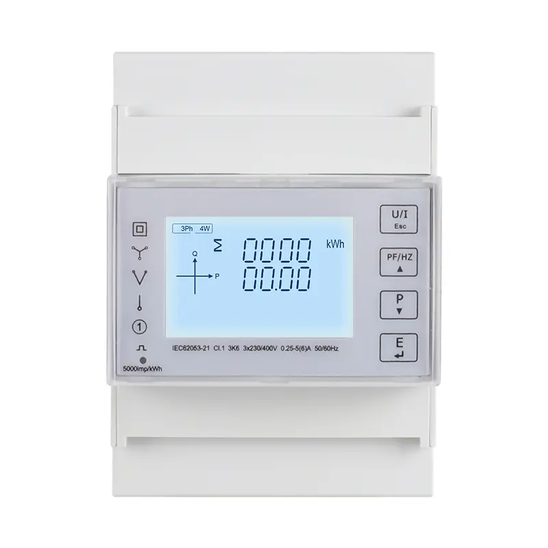 Три фаза четири жица DIN Rail Multifunction Energy Smart